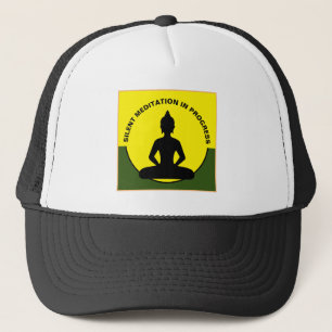 Casquette SILENT Meditation in Progress & Buddha Mindfulness