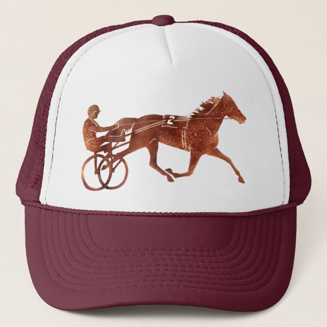 Casquette Silhouette Brown de meneur de train (Devant)