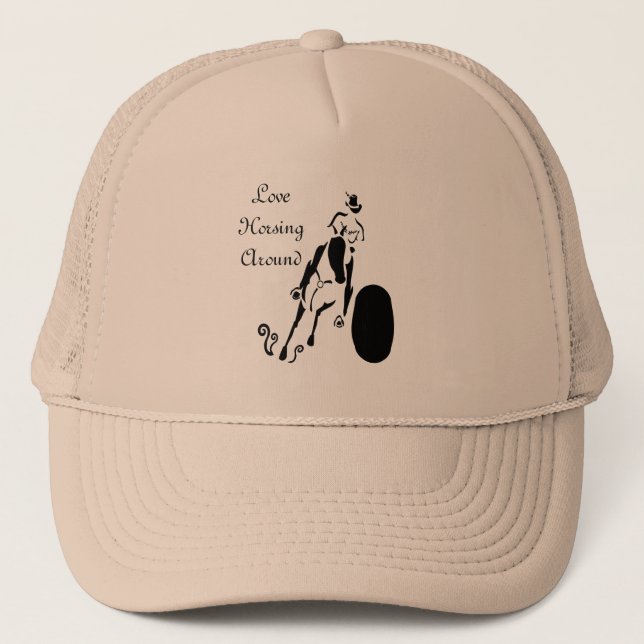 Casquette Silhouette Cowgirl Barrel Racing (Devant)