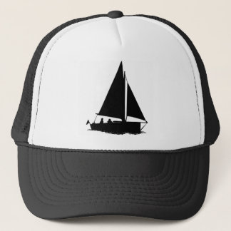 Casquette Silhouette de bateau noir