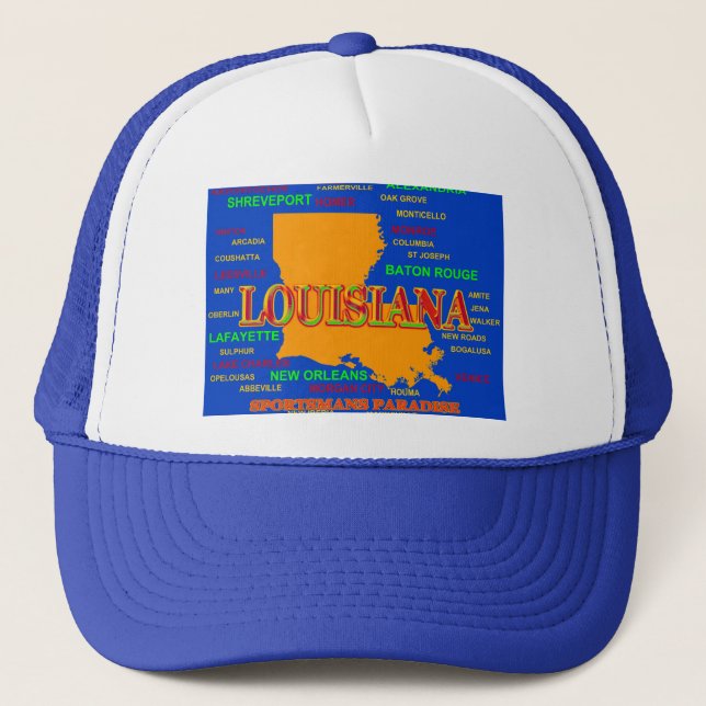 Casquette Silhouette de carte de fierté d'état de la (Devant)