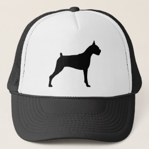 Casquette Silhouette de chien de boxeur