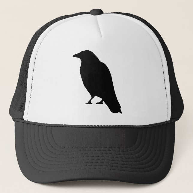 Casquette Silhouette de corneille (Devant)