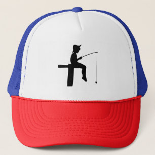 Casquette Silhouette de garçon pêcheur