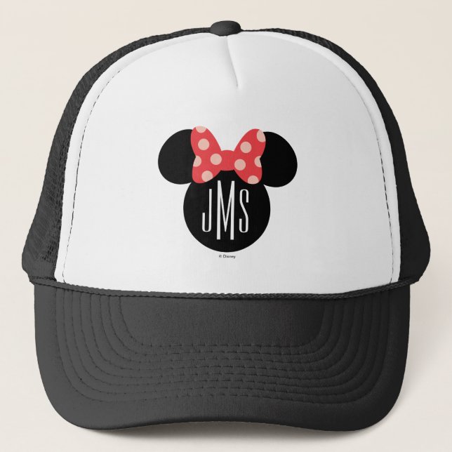 Casquette Silhouette de la tête de point de Minnie Polka | M (Devant)