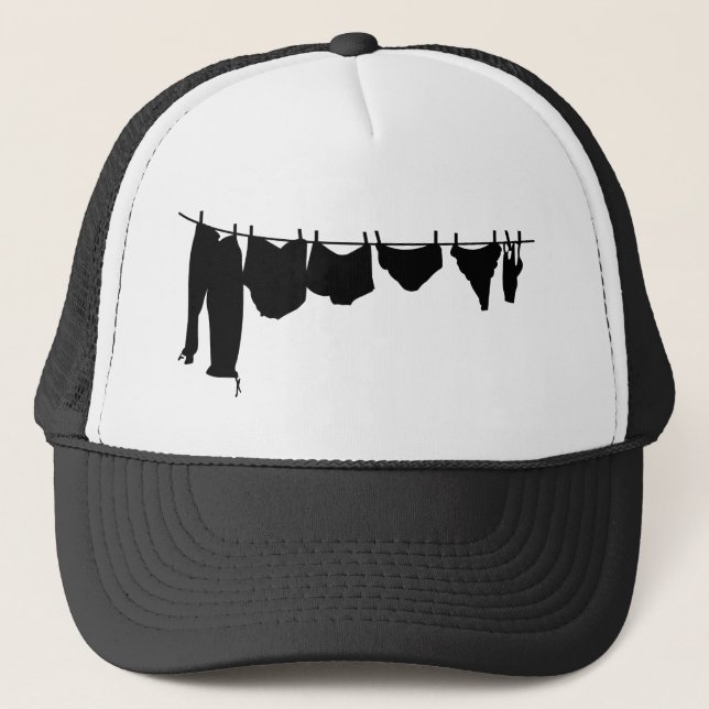 Casquette Silhouette de ligne de vêtements (Devant)