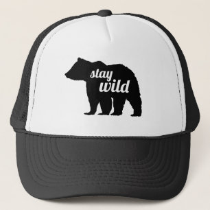 Casquette Silhouette d'ours sauvage