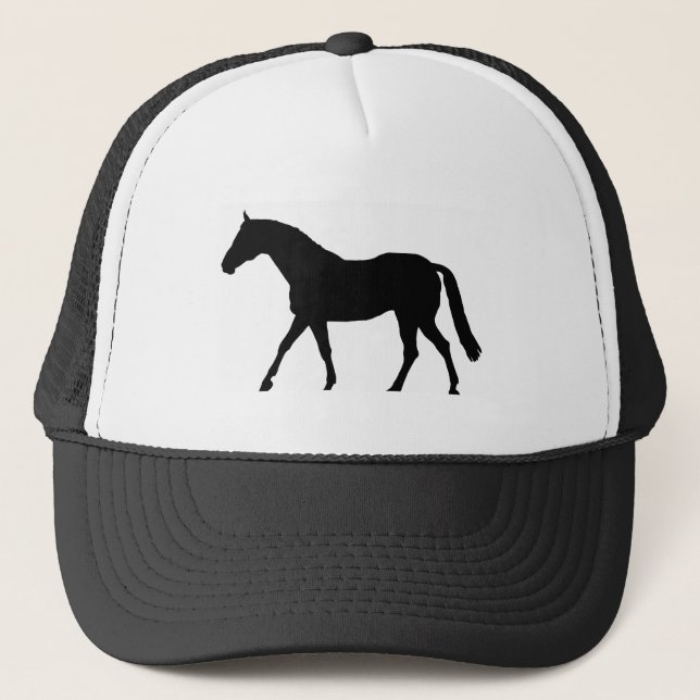 Casquette Silhouette du cheval (Devant)