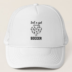 Casquette Silhouette filles jouant au football
