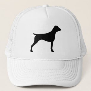 Casquette Silhouette pointeur à pois courts allemand