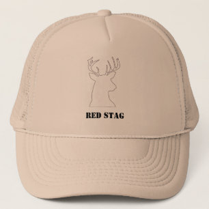 Casquette simple de chasse de motif de tête rouge