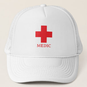Casquette Simple MÉDECIN & Premiers Secours, Croix, Ambulanc