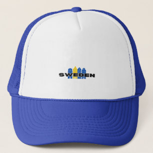 Casquette Simple Moderne Suède Pays Suédois Drapeau Souvenir