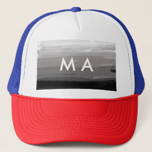 Casquette Simple monogramme ajouter votre nom lettre man min