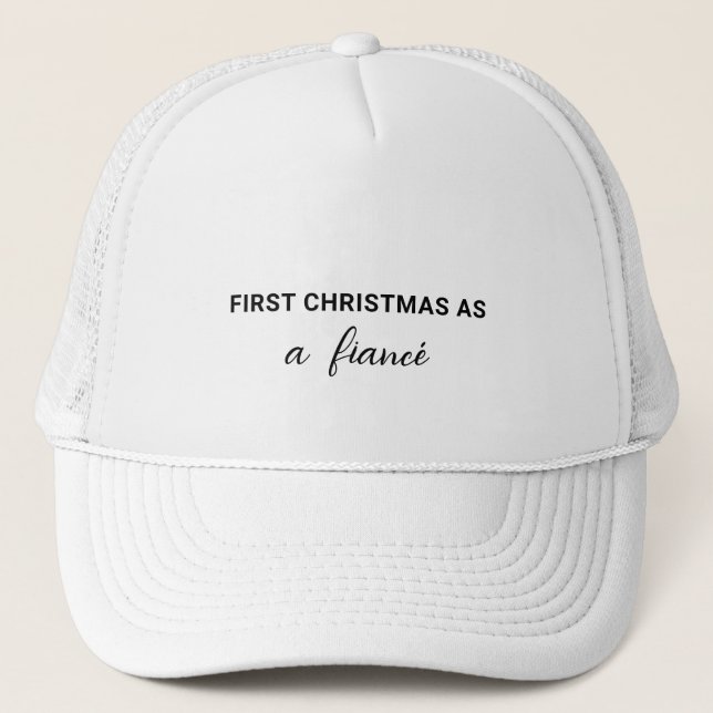Casquette Simple premier Noël comme Fiancé | Fiancé (Devant)