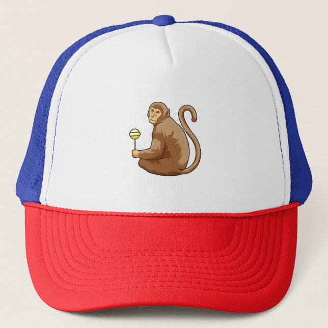 Casquette Singe avec Lollipop (Devant)