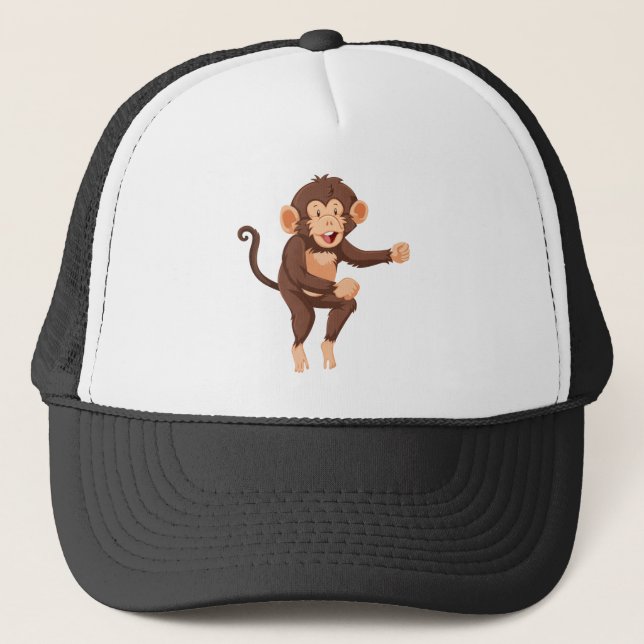 Casquette Singe dansant (Devant)