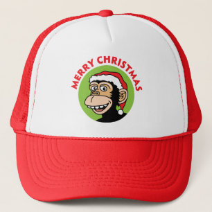 Casquette Singe de Noël