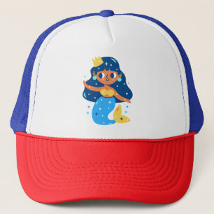 Casquette Sirène bleu