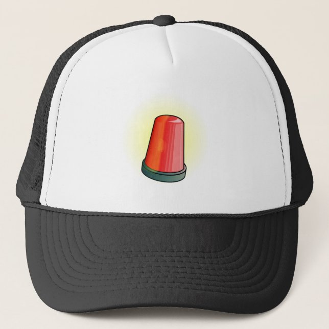 Casquette Sirène de lumière rouge (Devant)