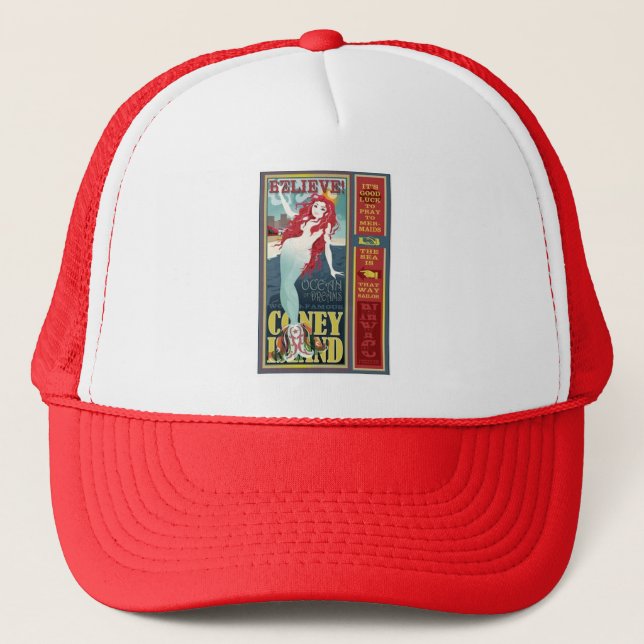 Casquette sirène d'île de lapin de roux (Devant)