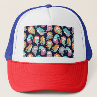 Casquette Sirènes : motif sans soudure fantaisiste.