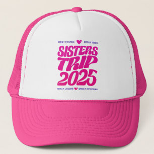 Casquette Sisters Trip 2025 Vacation Vibe Correspondant Amou