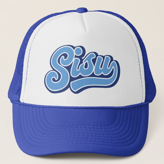 Casquette Sisu, Finnois Pride, Finlande, Finlandais, Casquet (Devant)
