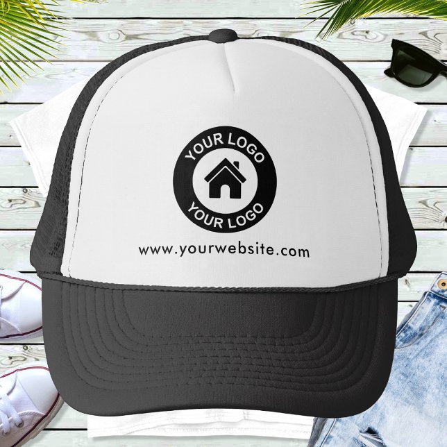 Casquette Site Web promotionnel du logo d'entreprise personn (Créateur téléchargé)