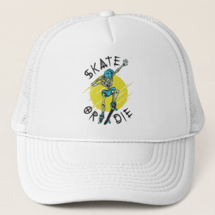Casquette Skate ou die Skeleton Skateboarder