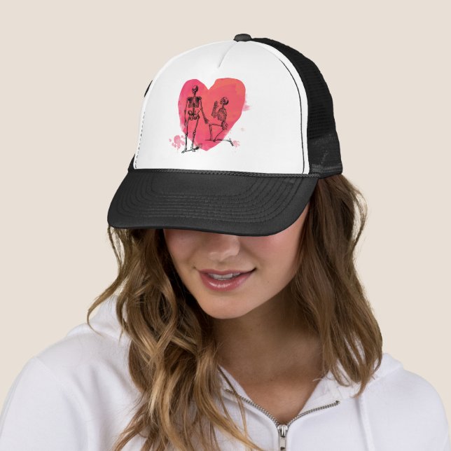 Casquette Skeleton Love (En situation)
