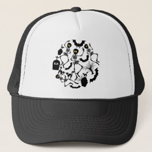 Casquette Skeletons d'Halloween Macabre Dance