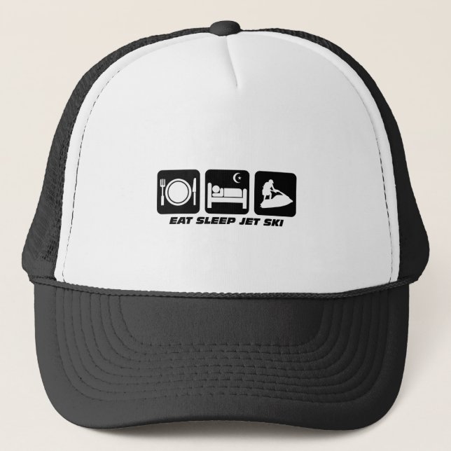 Casquette Ski drôle de jet (Devant)