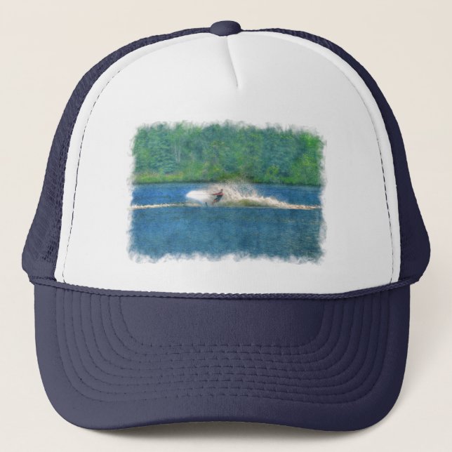 Casquette Ski nautique d'été et lac (Devant)
