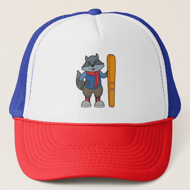 Casquette Ski Racoon (Devant)