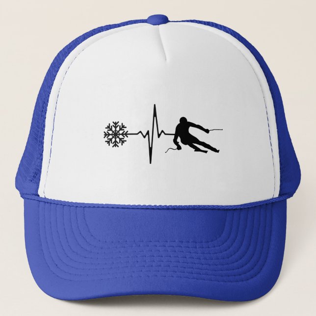 Casquette Ski - Ski Heartbeat (Devant)