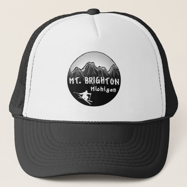Casquette Skieur de Mt. Brighton Michigan (Devant)