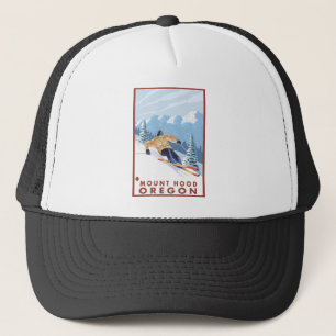 Casquette Skieur de neige de Downhhill - capot de bâti,