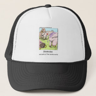 Casquette SkinHides Cow Outcasts Drôle Tee - shirt Mugs Etc