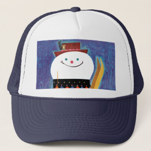 Casquette Skis pour le bonhomme de neige