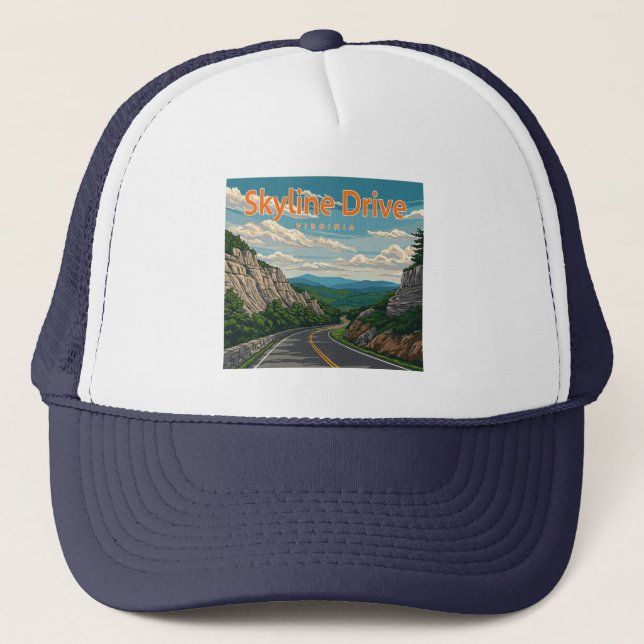 Casquette Skyline Drive Virginia Paysage (Devant)
