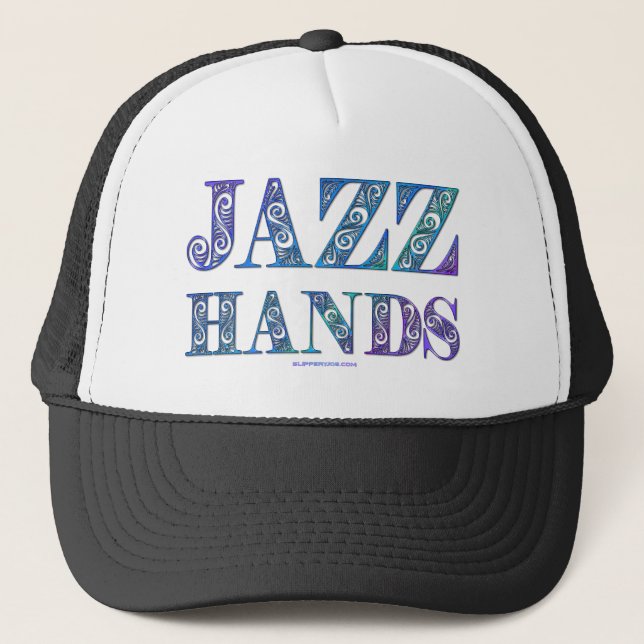 Casquette SlipperyJoe's artistique Jazz Hands couleurs vives (Devant)
