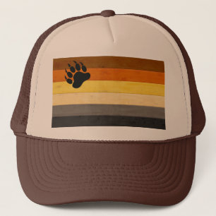 Casquette SlipperyJoe's Bear Pride drapeau en bois Fraternit