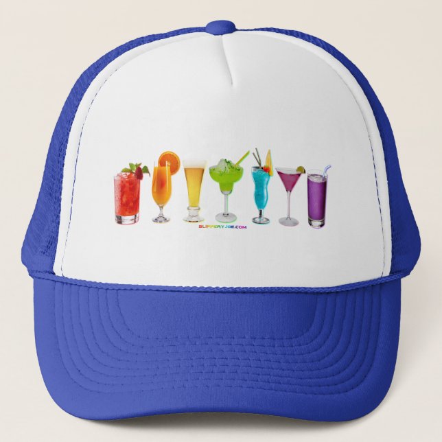 Casquette SlipperyJoe's cheers alcools cocktails LGBTQIA gay (Devant)