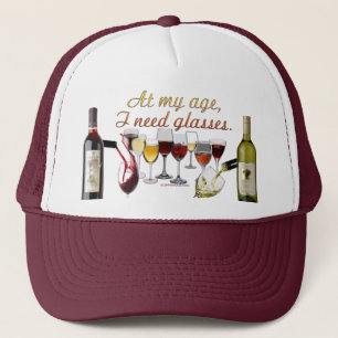 Casquette SlipperyJoe's Vins Verres de raisins fermentés vin