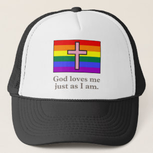Casquette Slogan chrétien gai de drapeau