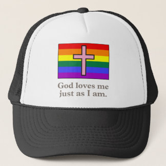Casquette Slogan chrétien gai de drapeau