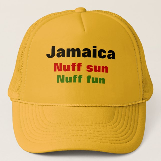 Casquette slogan jamaïcain (Devant)