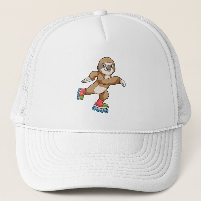 Casquette Sloth as Skater avec Patins Inline (Devant)