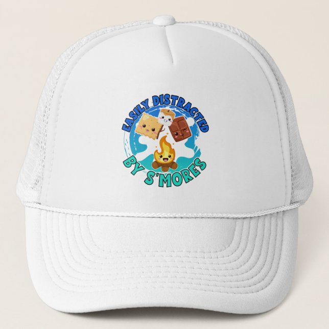 Casquette Smores Cute Camping Camping Vacances Garçons (Devant)